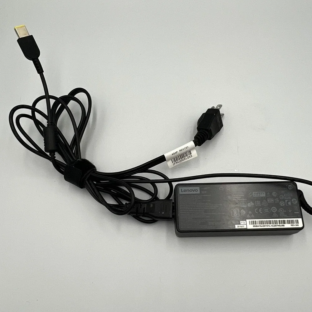 Lenovo AC Adapter Laptop Charger 90W Black Very Good PA-1900-72 Slim Tip 20V